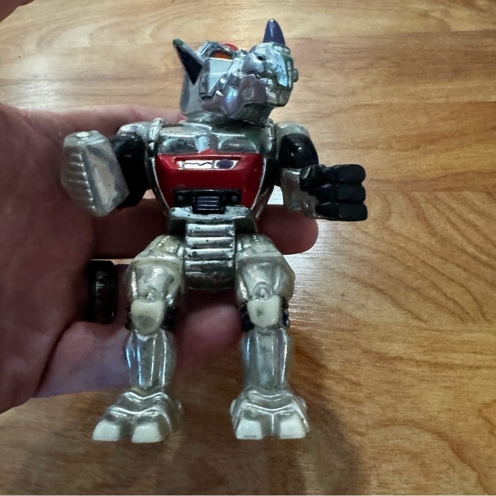 Vtg 1993 Teenage Mutant Ninja Turtles Robotic Rocksteady 4” Figure See Photos - Picture 4 of 13
